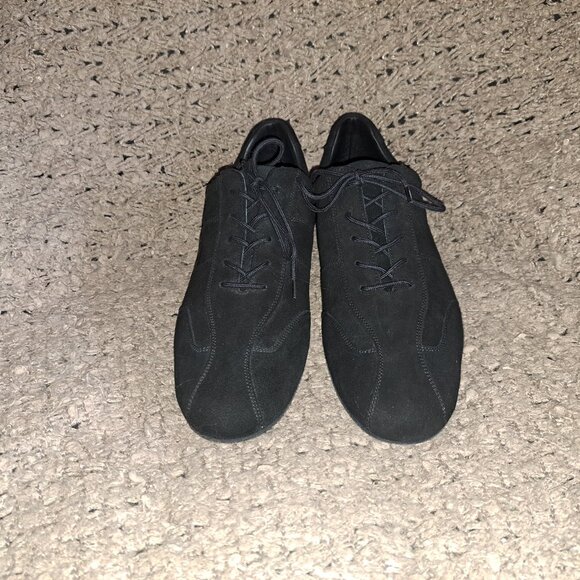 WERNER KERN-Cuneo-Black Suede Dancing Shoes-Suede Bottoms-Sz 8 UK/9 US-NWOB - Picture 3 of 8